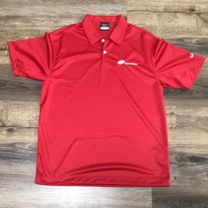Mens Nike Golf Red Polo Shirt Size L